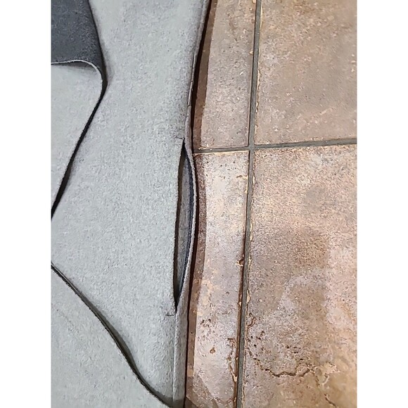 Soia & Kyo LRG.Samia gray wool-blend belted wrap Reversible/double Face coat - Picture 15 of 16